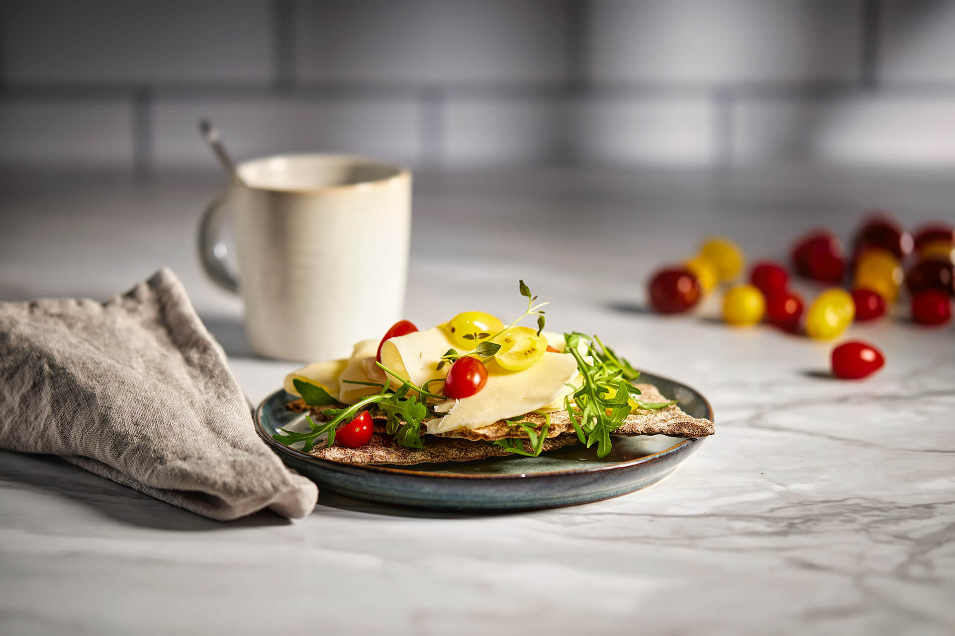 Knäckemacka med brynt vispat smör