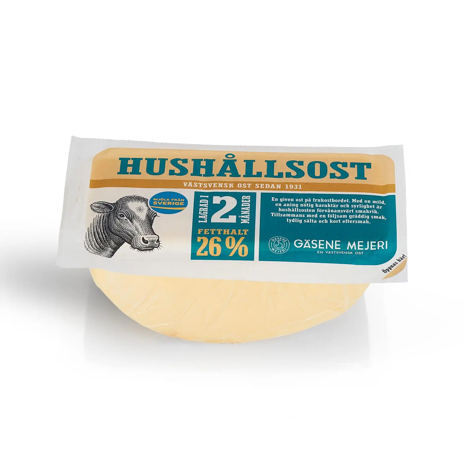 Hushållsost 26 %